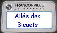 panneau bleuets